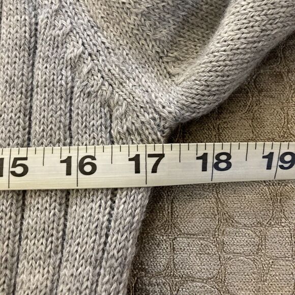 Peruvian Link Alpaca Collection Open Cardigan Sweater Womens Small Gray - Picture 7 of 8